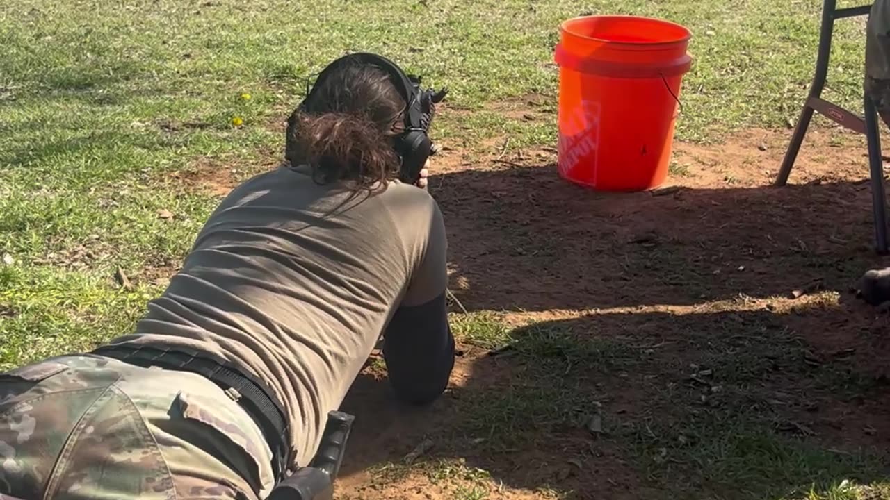 25 yard running drill rifle/pistol #americangun