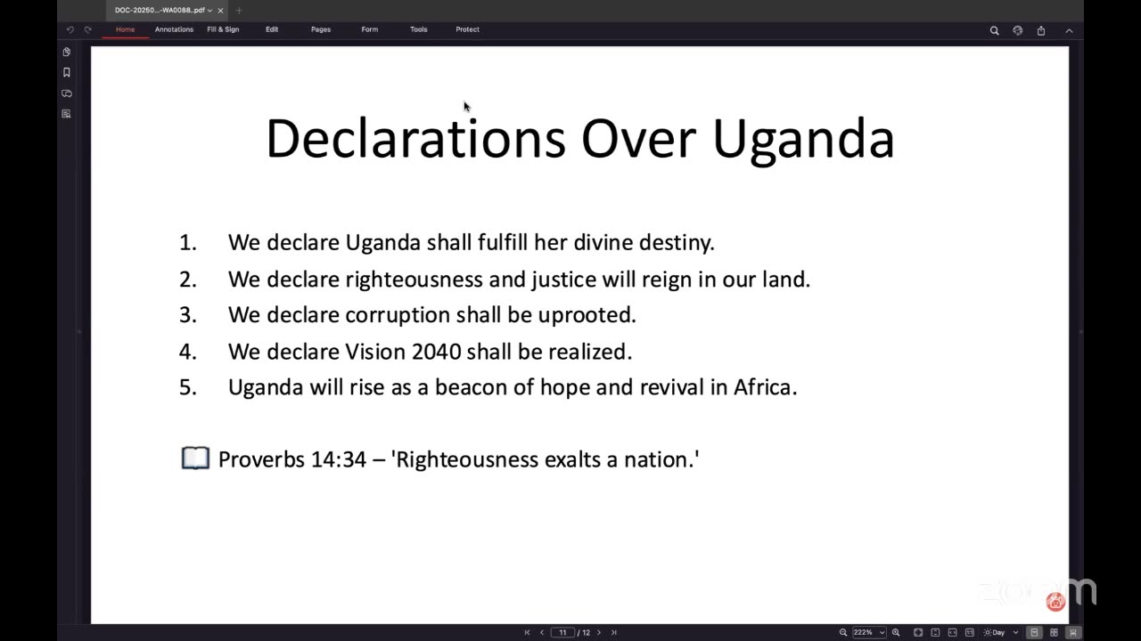 Day 43 – National Vision || IFU (Northern Region)