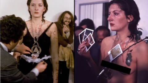 Marina Abramović performed 'Rhythm 0'