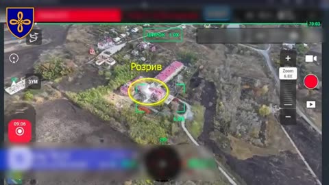 Ukrainian Artillery Opening Up On Large Barracks Building in Occupied Donetsk