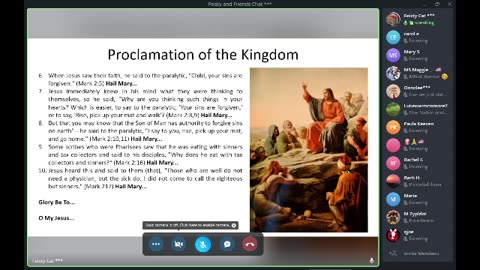 Feisty's 8 PM (Eastern) Scriptural Rosary