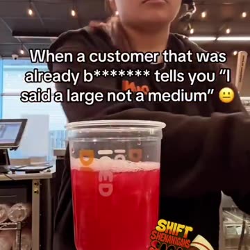 Large drinks are just medium drinks with more ice... 😒