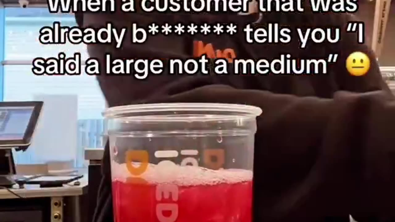 Large drinks are just medium drinks with more ice... 😒
