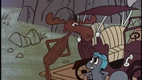 Rocky and Bullwinkle in The Treasure of Monte Zoom