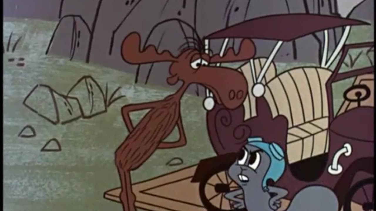 Rocky and Bullwinkle in The Treasure of Monte Zoom