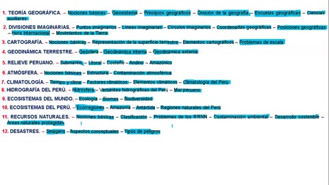 SAVIA REPASO 2025 - 2 | Semana 08 | Geografía