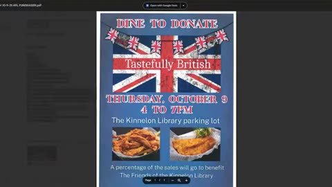 THE TASTEFULLY BRITISH KINNELON LIBRARY FUNDRAISER 10-9-25 4-7 PM ET