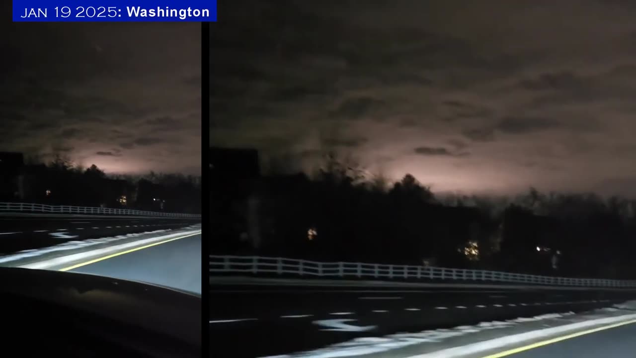 Des lumières explosent dans le ciel de Washington D.C. ! Un vaisseau spatial au Mexique