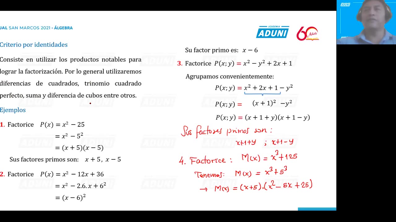ANUAL ADUNI 2021 | Semana 11 | Álgebra