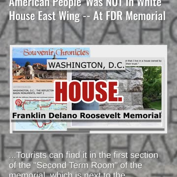 Fact Check: Plaque About 'House Owned By All The American People' Was NOT In White House East Wing