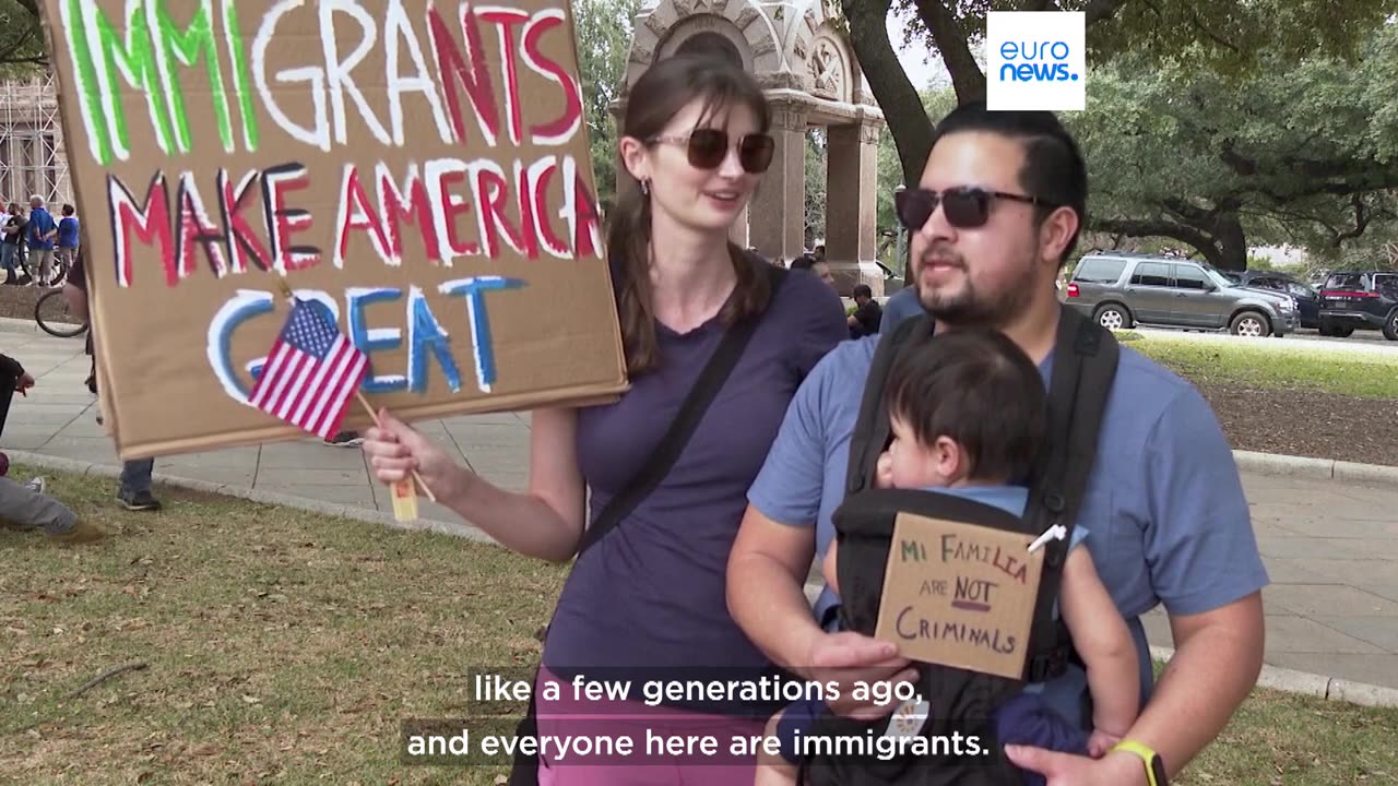Protesters in cities across the US rally against Trump's policies, Project 2025 and Elon Musk