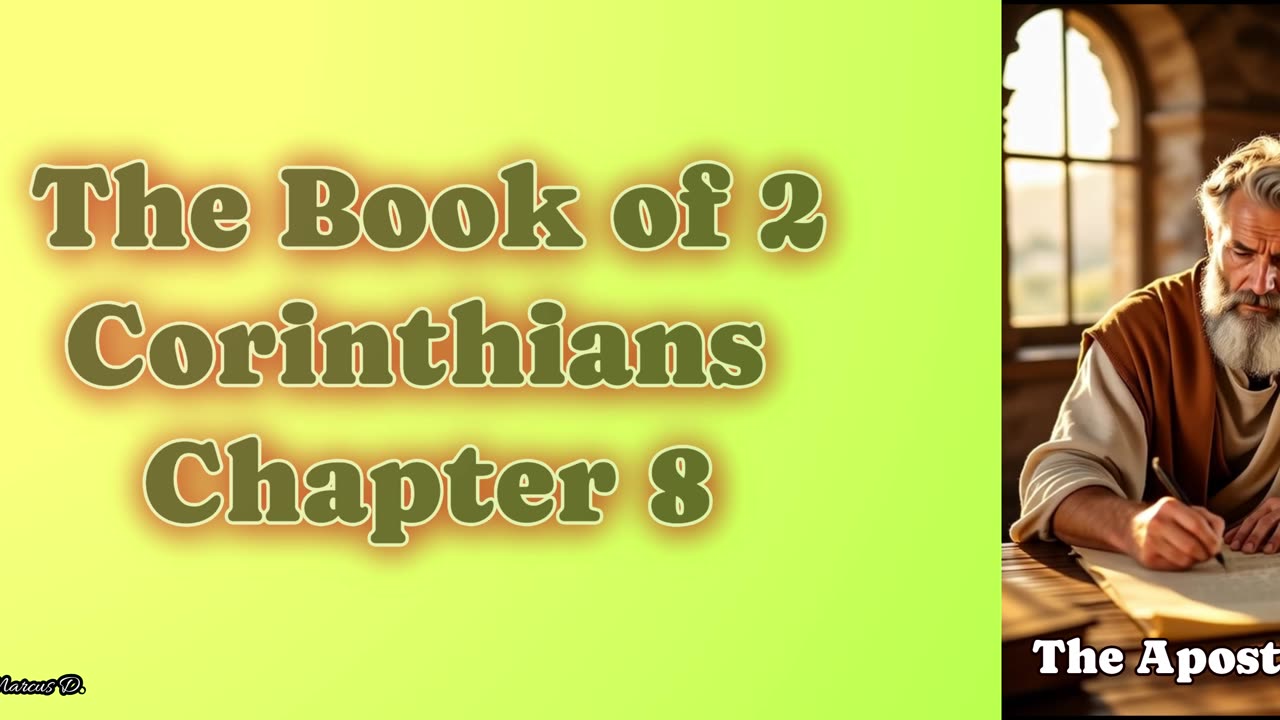 The Book of 2 Corinthians Chapter 8