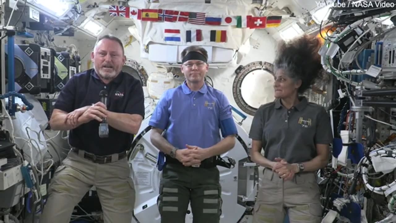 NASA's stranded astronauts have put on a brave face throughout their uncertain nine-month stay