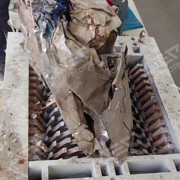 GD5P Twin-Shaft Shredder for Thin Aluminum Bundles!