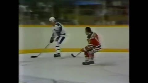 NHL 1982 NEW JERSEY DEVILS AT TORONTO MAPLE LEAFS