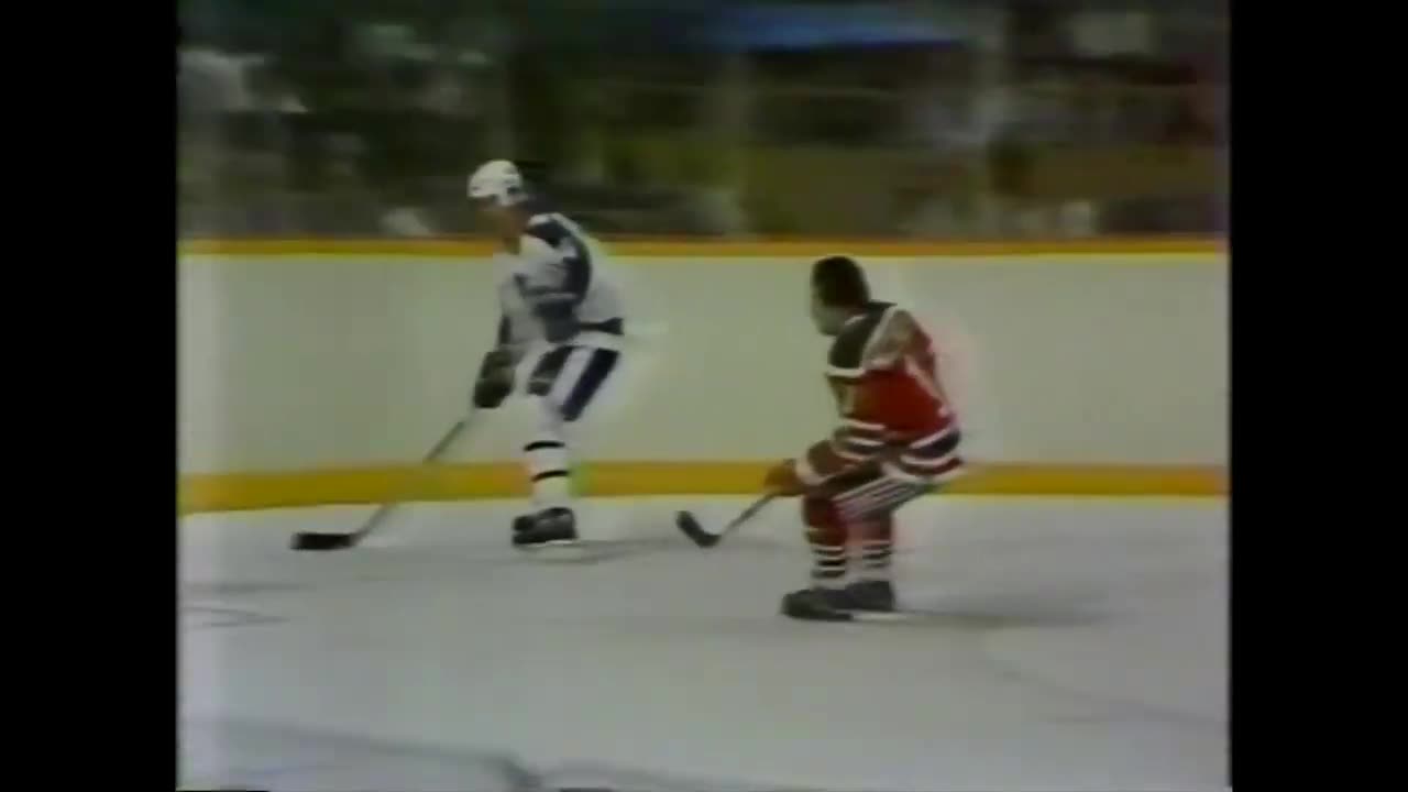 NHL 1982 NEW JERSEY DEVILS AT TORONTO MAPLE LEAFS