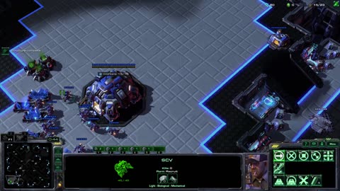 Starcraft 2: Terran vs Protoss - 4 Rax Rush Cheese Earns Diamond!