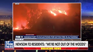 GET OUT CA resident says ‘everyone’ is fleeing the wildfires ravaging Los Angeles