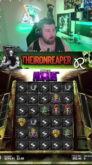 Horus blessed the reels 🦅💰