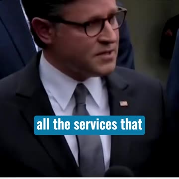 Speaker Mike Johnson: Democrat Shutdown Would Be Damaging for Country