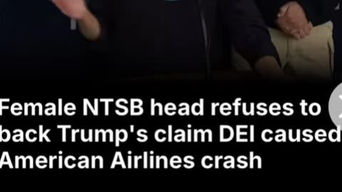 Female NTSB Responds To Donald Trump's DEI Assertions!