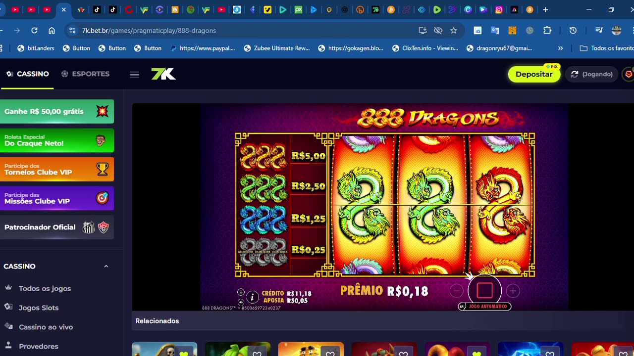 ujogando 888 dragon 50 rodadas a 0,05