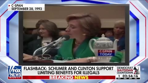 Chuck Schumer and Hillary Clinton Support Limiting Benefits to Illegals