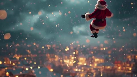 lucid-origin_Cinematic_Christmas_night_scene_ultra-realistic_Santa_Claus_flying_over_a_snowy_-0.mp4