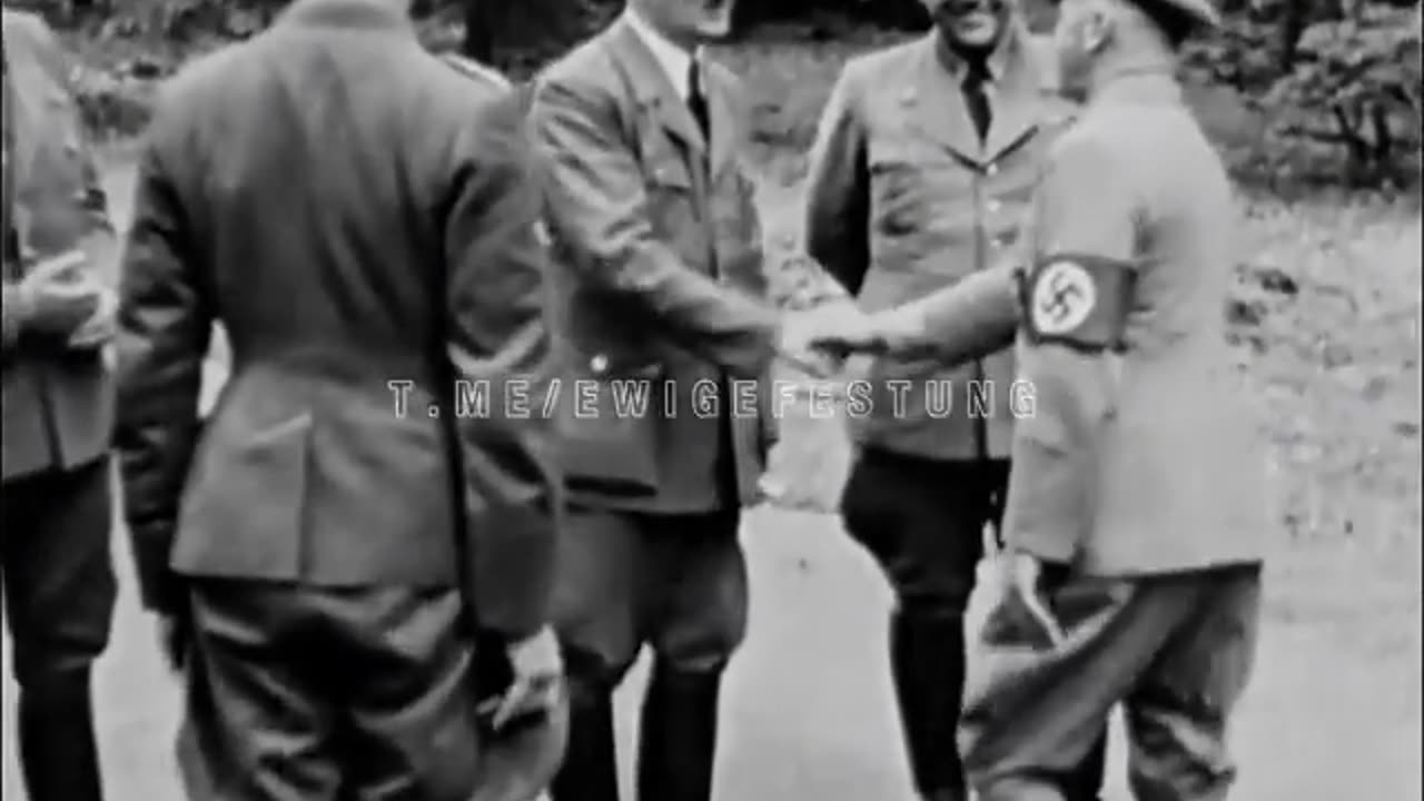 Adolf Hitler After the Defeat of France (1940) a Short Clip