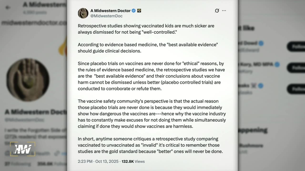 Del Bigtree Discusses A Critical Point Within Evidence Based Medicine