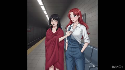 Yuri, Chikkan, Manga, lesbian, hot red head, white girl violated, lesbians, my first pictures porn