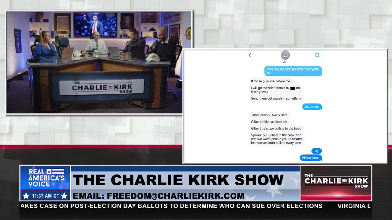 DEM RUNNING FOR AG IN VIRGINIA TEXTS LEAKED: CALLED FOR REPUBLICANS DEATH