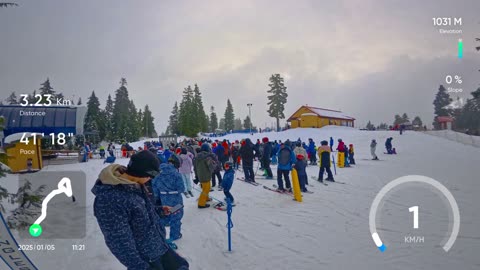 Long Run Mt Seymour Snowboarding POV