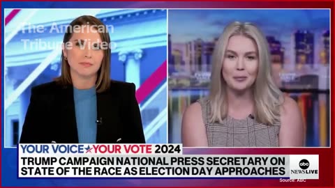 Karoline Leavitt Gives ABC A “Verbal Spanking” Over Its Outright Lies about President Trump