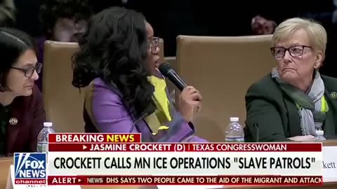 Democrat loser Jasmine Crockett compares ICE to Slave Patrols