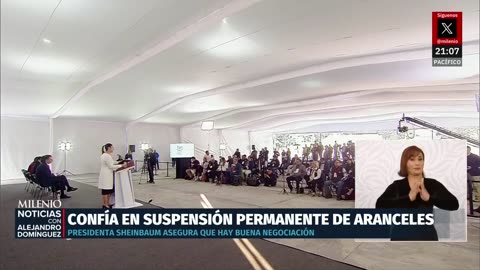 Presidenta Sheinbaum confía en convertir el aplazamiento de aranceles en medida permanente
