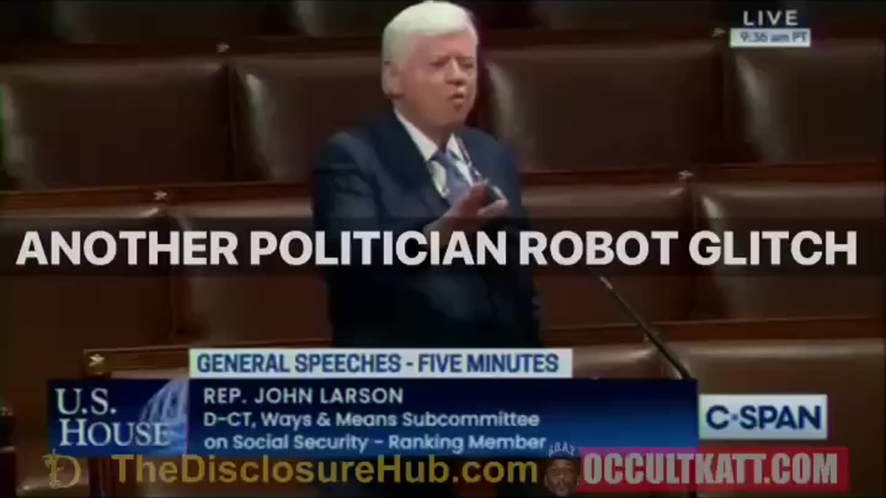 JOHN LARSON GLITCHES LIKE A ROBOT 🤖 DURING SPEECH ON HOUSE FLOOR