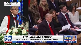 'Woke' bishop ignites viral FIRESTORM after targeting Trump at church