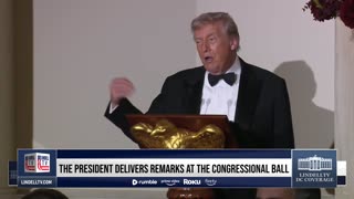 LIVE: THE PRESIDENT DELIVERS REMARKS AT THE CONGRESSIONAL BALL
