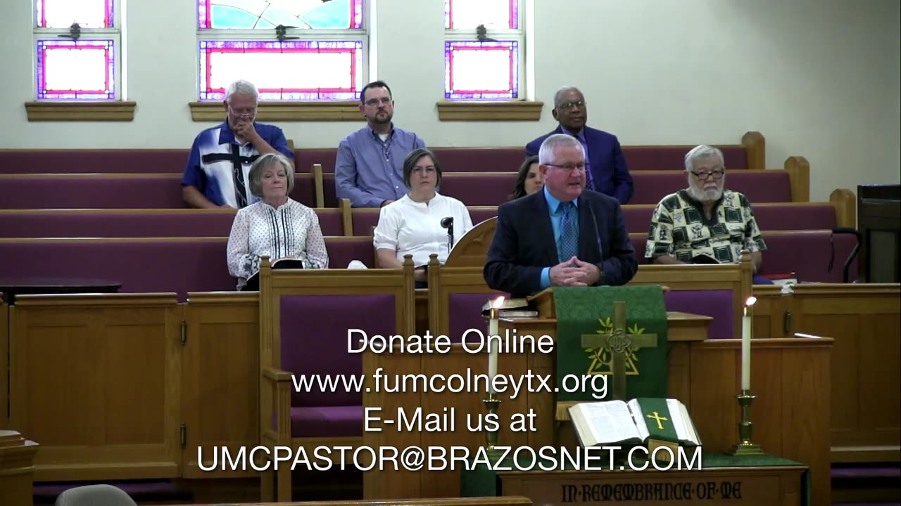 Sunday 9/28/25 worship service