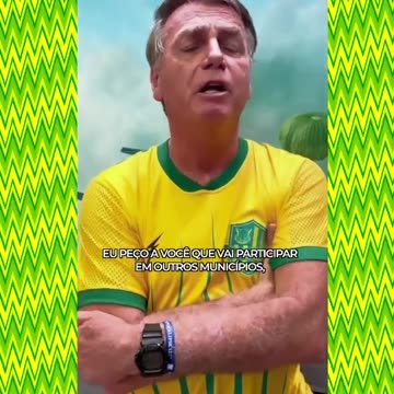 Em Vídeo, Bolsonaro Convoca Apoiadores para Protestos Contra Lula