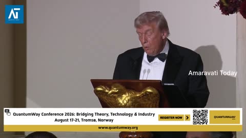 Trump & Melania at White House Congressional Ball | Holiday Remarks 2025 | Amaravati Today