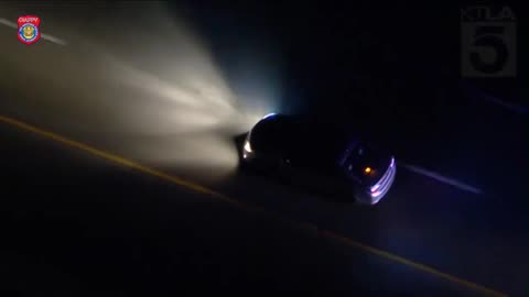 CHP Pursuit Of Stolen Foothill Transit Vehicle in San Fernando Valley