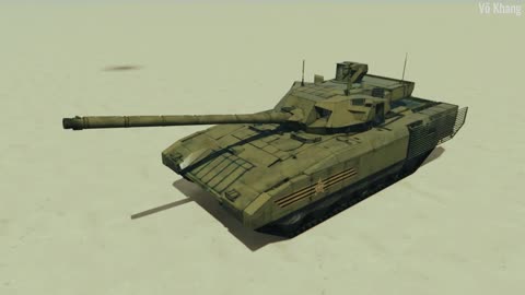 T-14 Armata modern main battle tank of the Russian army