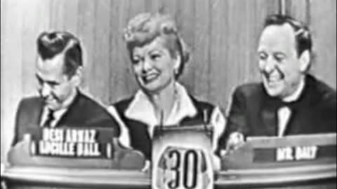 Lucille Ball and Desi Arnaz on "What's My LIne" (EDITED from 1955 episode)