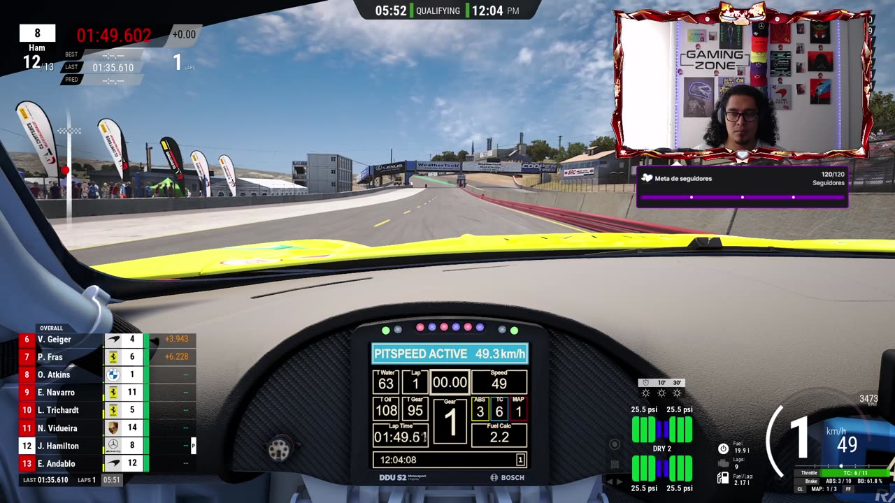 💥🏆| S3 W3 MOZA Challenge 🐍 Laguna Seca 🐍 #MambaTime #SimracingGP 🐍 #StaySchemin’ | [ESP/ENG]💥🔝