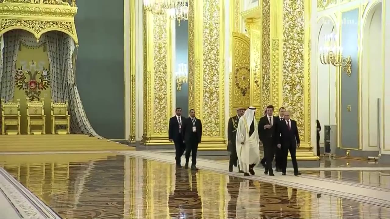 Talks are underway in the Kremlin between Vladimir Putin and President of the UAE