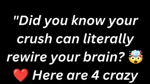 Psychology fact about crush 🥰🔥