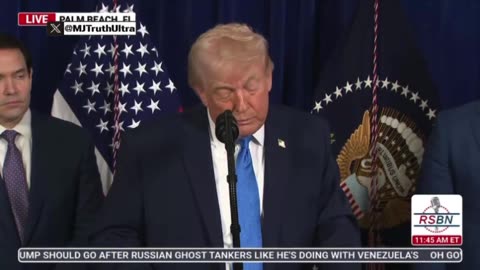 President Trump says US Oil Companies will be going into Venezuela