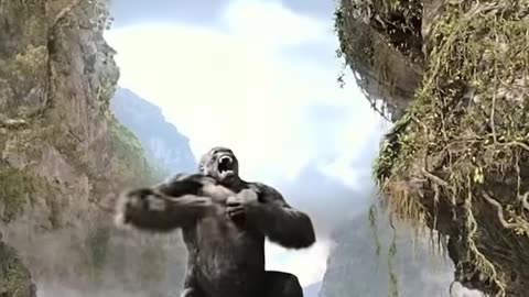 King Kong vs T-Rex FIGHT SCENE!